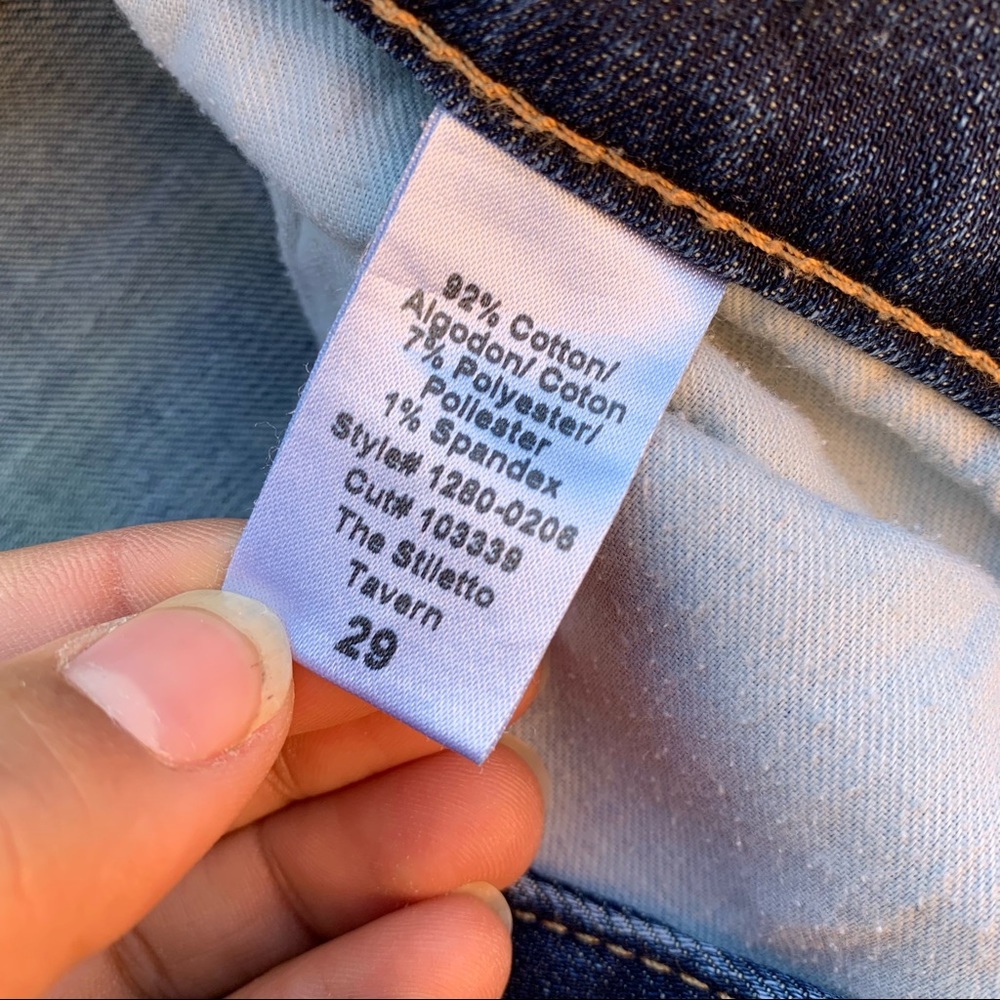 Current/Elliot The Stiletto Skinny jeans size 29 (waist 32) - Picture 7 of 7